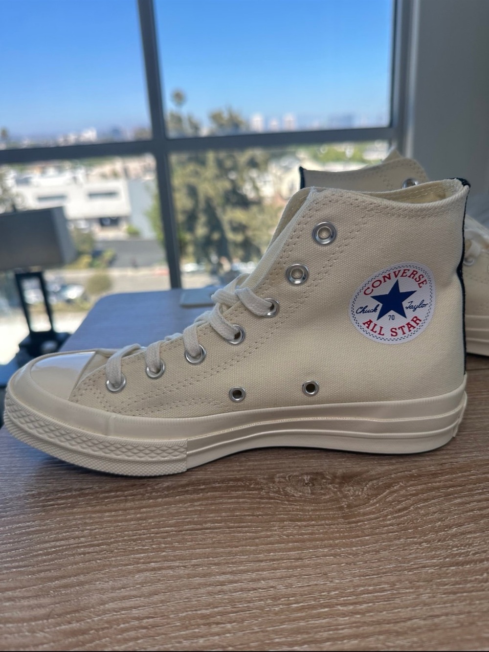 NWT!! Converse x PLAY Comme des Garçons Chuck 7.5 US - Picture 3 of 6